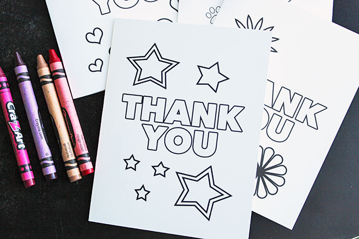 Free Printable Thank You Cards For Kids To Color Send Sunny Day Family Free Printable Thank You Cards For Kids To Color Send Sunny Day Family