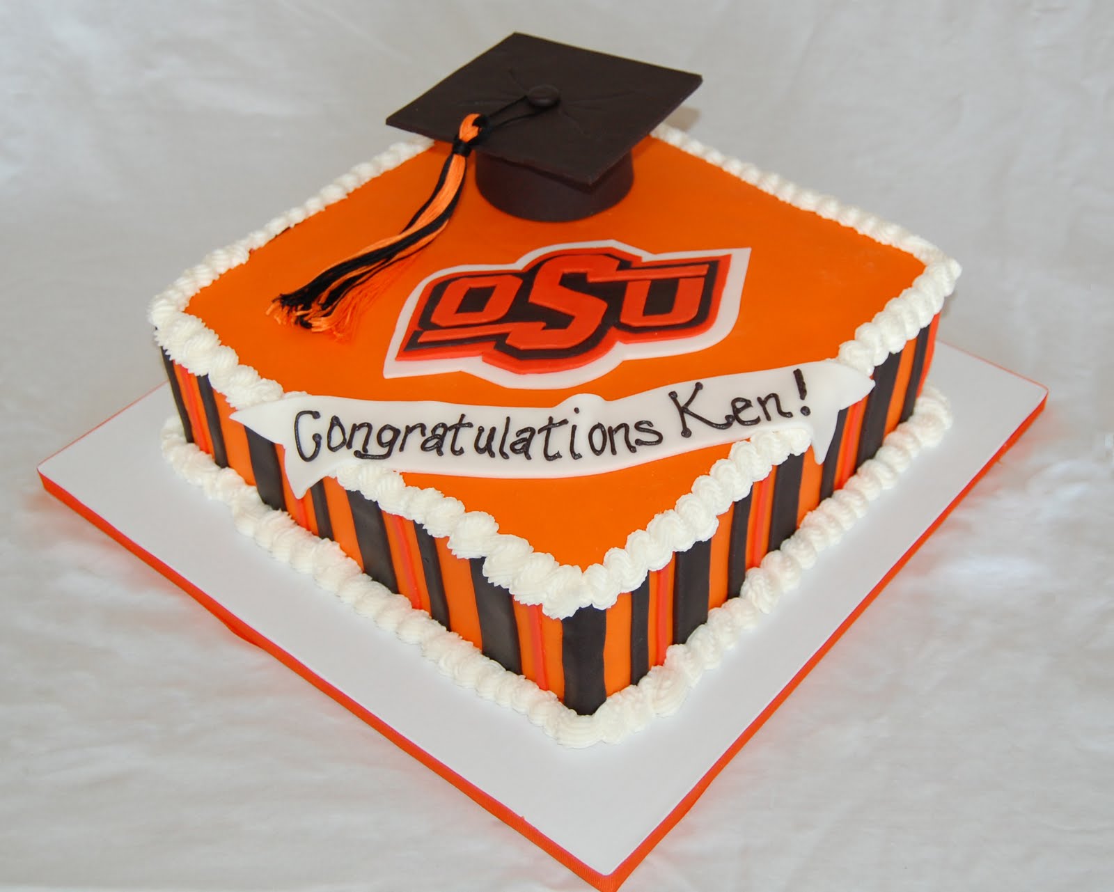 CakeFilley Oklahoma State Graduation Cake
