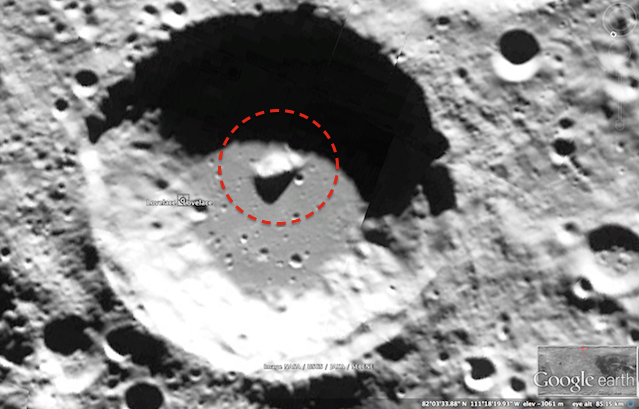 UFO SIGHTINGS DAILY: Alien Ship Found On Moon In Lovelace Crater ...