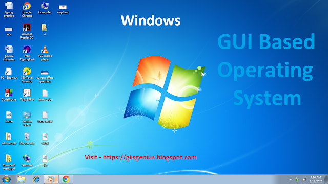 GUI Based Operating System in Hindi and English || जी.यू.आई. आधारित ...