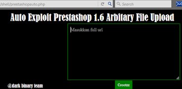 Auto Exploit Prestashop 1.6 Arbitary File Upload
