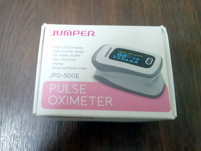 My Jumper JPD500E fingertip pulse oximeter with OLED display The 8th