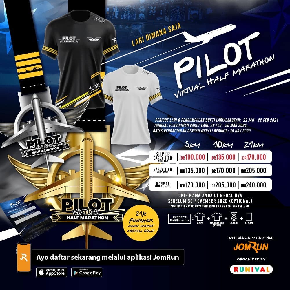 🔍 Pilot Virtual Half Marathon • 2021 Pilot Virtual Half Marathon • 2021