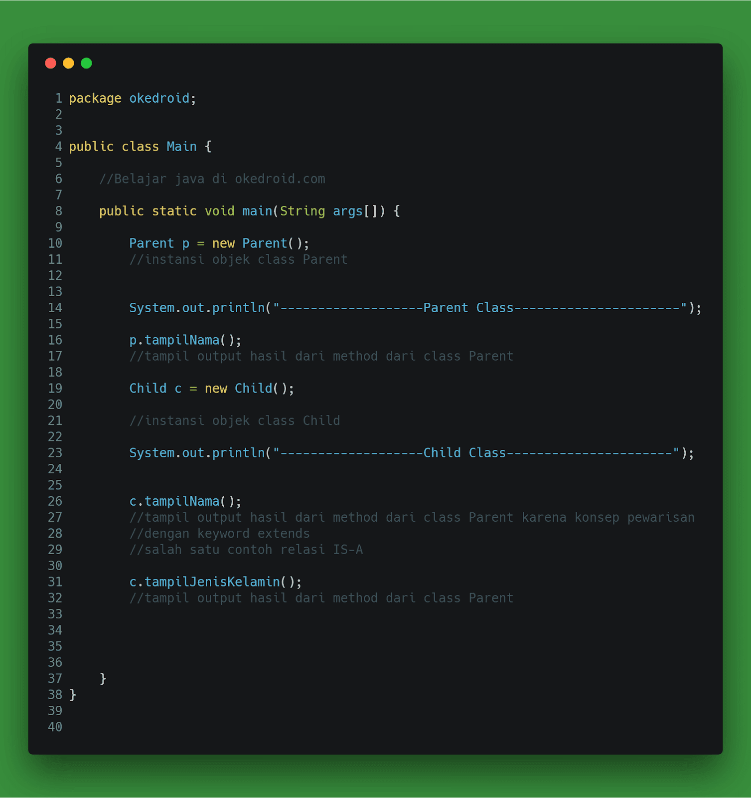 Belajar Mengenal Korelasi Is-A Dan Has-A Di Kegiatan Java - Java Media Kita