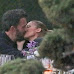 Get a room! Jennifer Lopez and Ben Affleck pack on the PDA with passionate KISS during family dinner