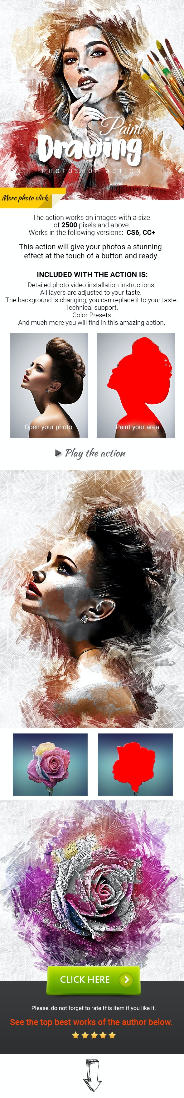 GraphicRiver - Drawing Paint Photoshop Action 31259536 2 Image%2BPreview%2B%25282%2529