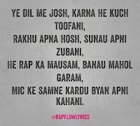 Hindi Rap Quote - Motivation