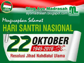 Susunan acara upacara bendera Peringatan Hari Santri Nasional beserta dengan teks Resolusi Susunan Acara Upacara dan Sambutan Pembina Hari Santri Nasional