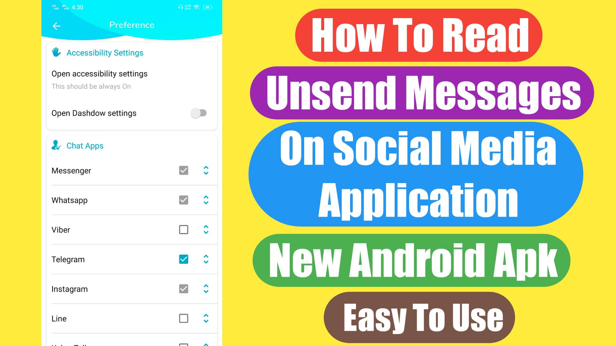 Read Remove Or Unsent Messages On All Social Media Apps - See Old