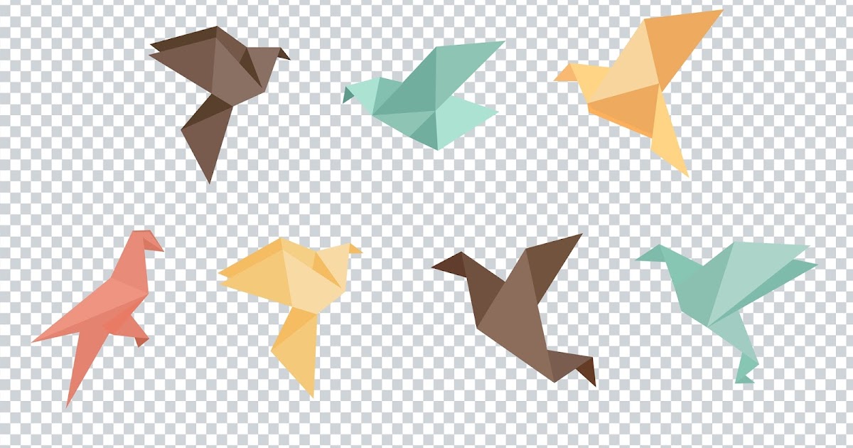 Origami Birds Collection - Gratis Stock