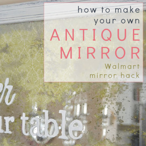 How To Make An Inexpensive Mirror Look Antique