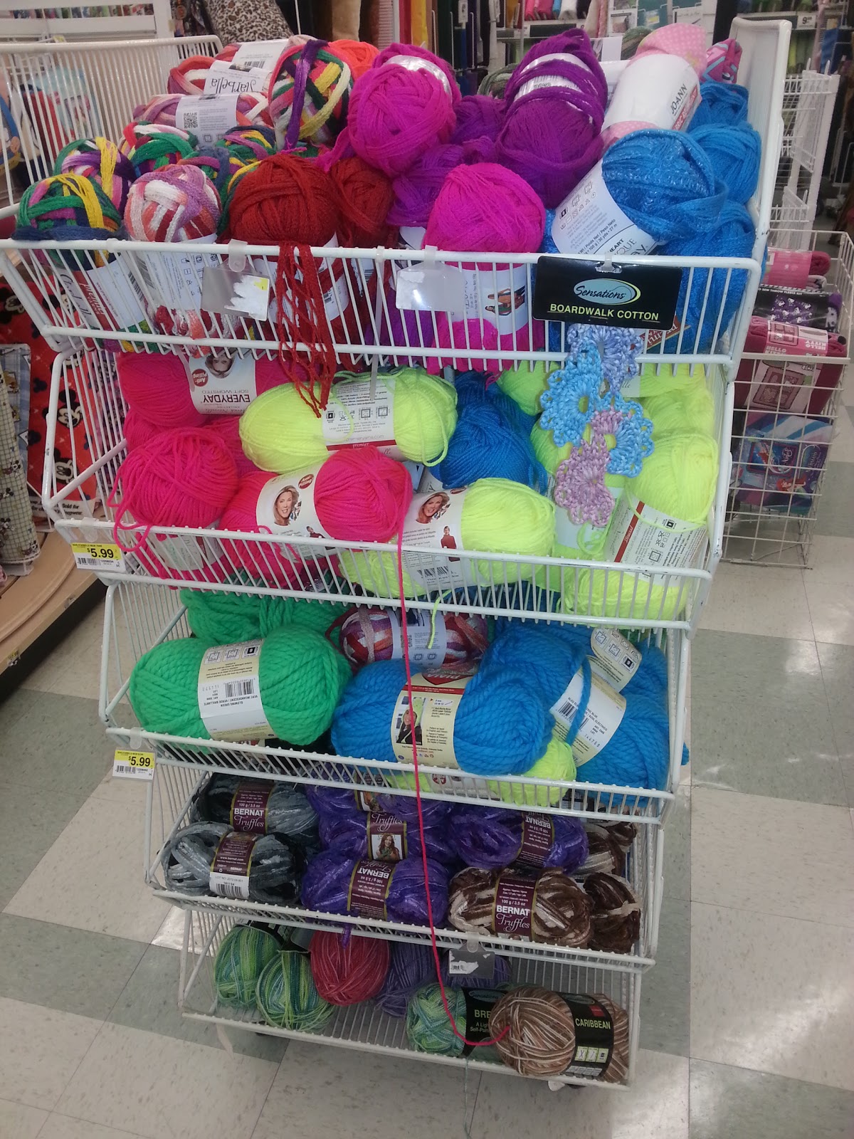 How much yarn does your local yarn store carry?
