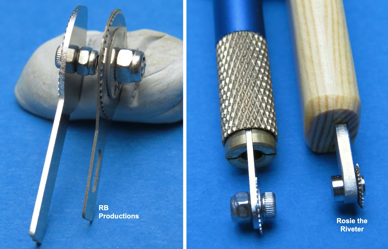 The Modelling News Used & Reviewed Riveting Wheels and Handle from