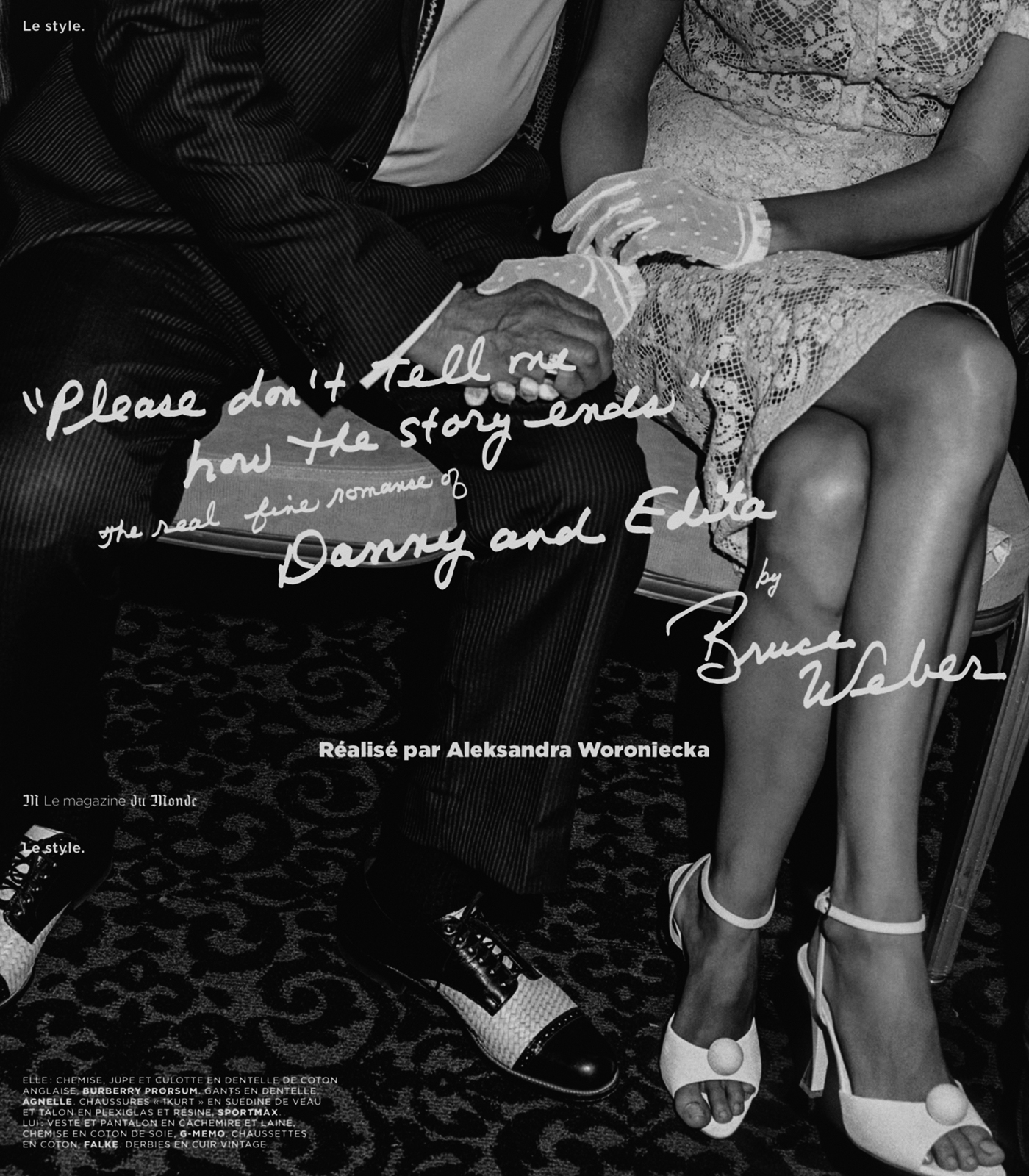 39 Lolas: Edita Vilkeviciute and Danny Trejo by Bruce Weber for M Le