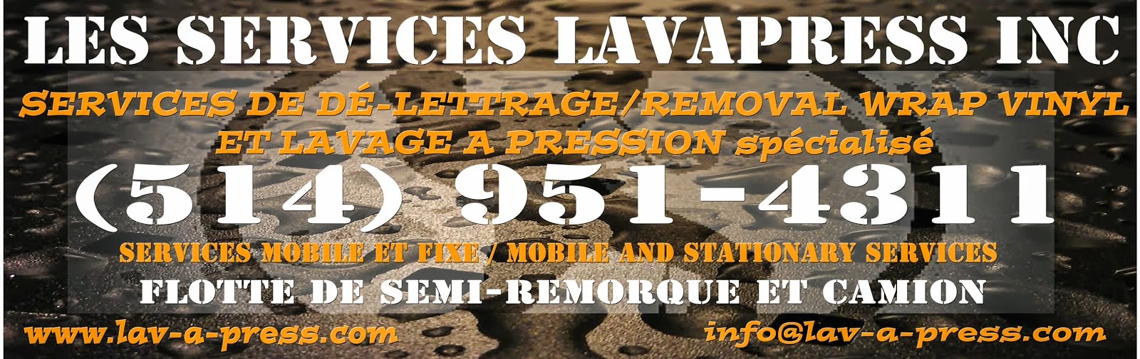 Lavage a Pression / Pressure washing