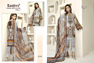 Shree fab Rangrez Premium Lawn pakistani Suits