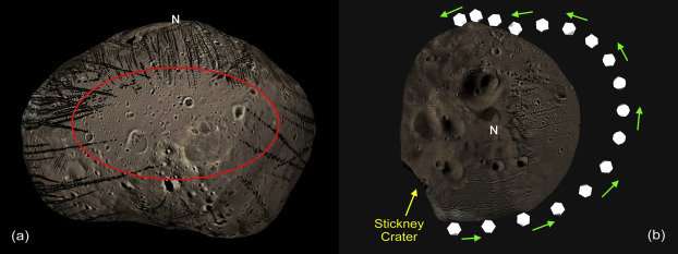 Study Suggests Mars Moon May Have Got Its Grooves From Rolling Stones