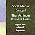Social Media Content That Achieves Business Goals PODCAST