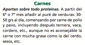 alimentación complementaria alimentación complementaria carne