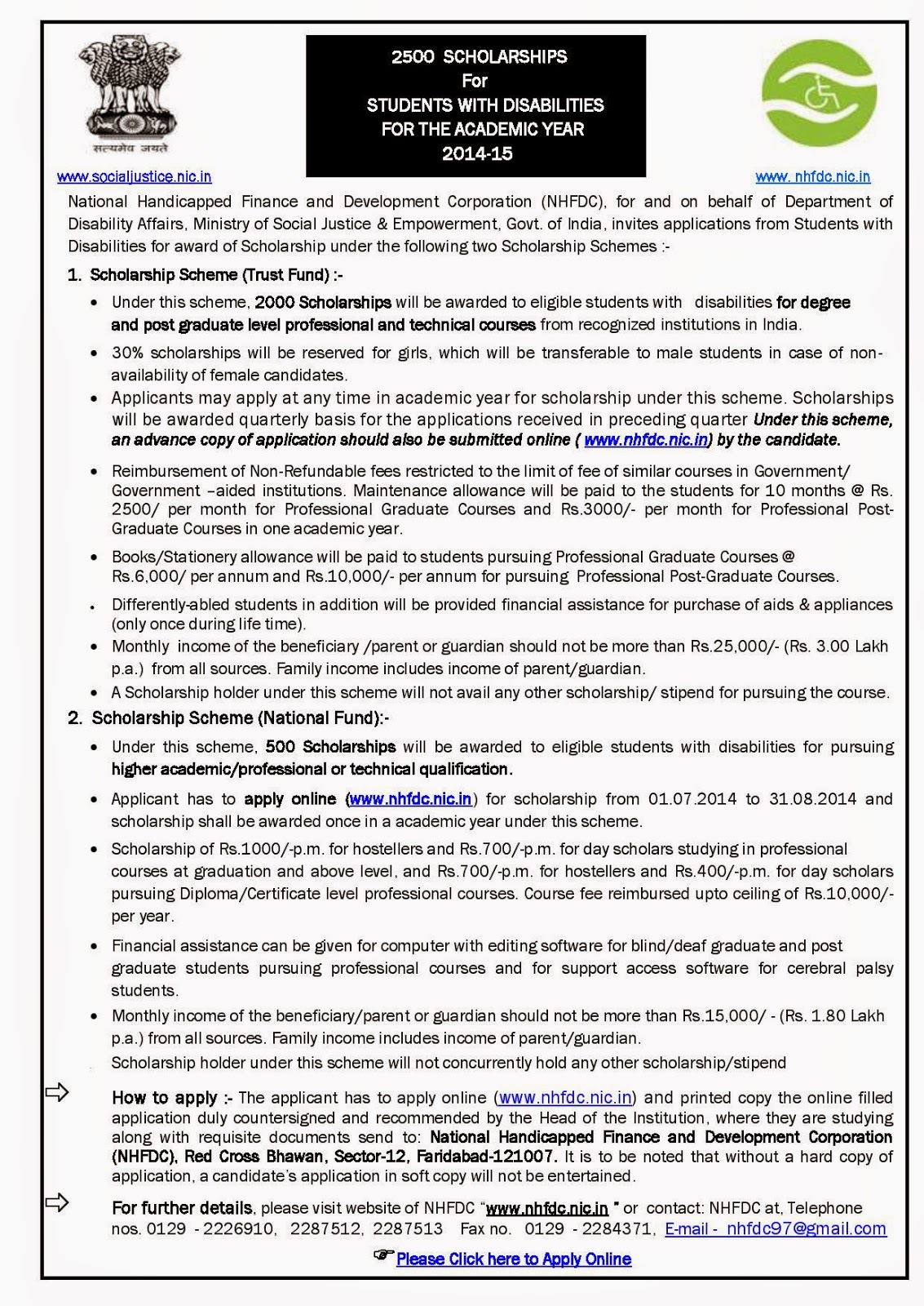 scholarships for the deaf