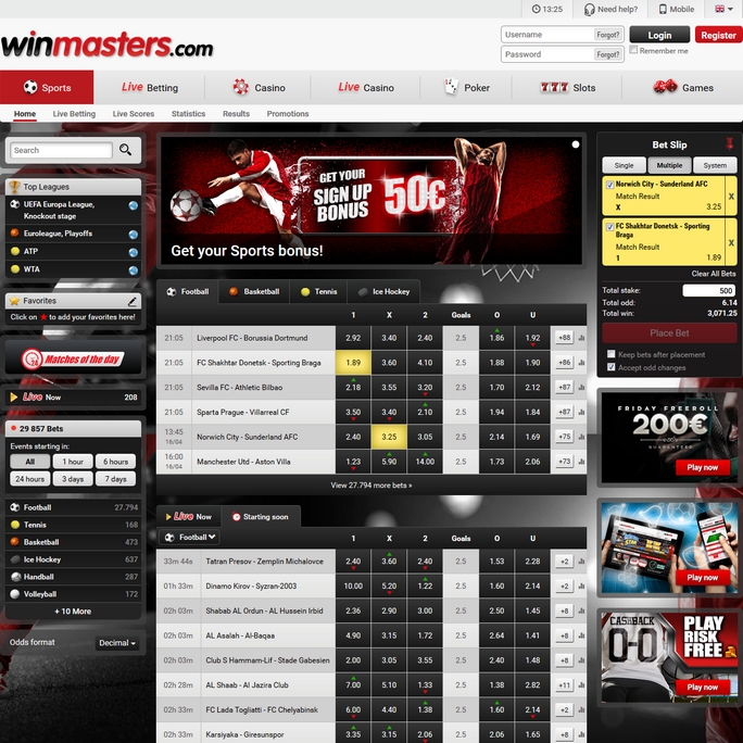 Winmasters Winmasters Screen