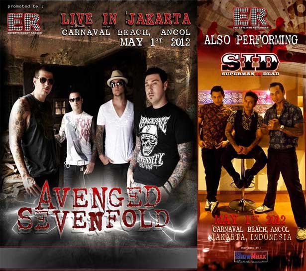 Avenged Sevenfold Live In Concert Indonesia  A7X