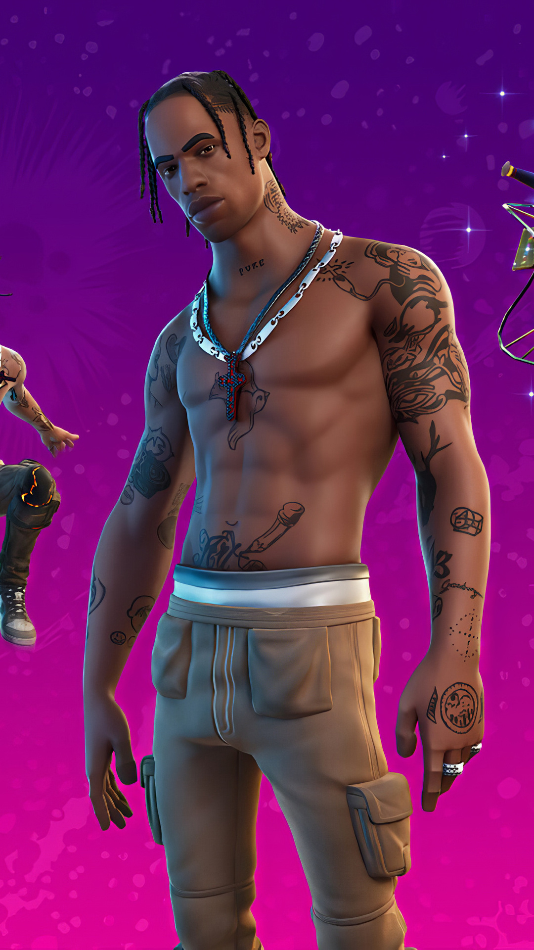 Fortnite Travis Scott Wallpaper - Free Wallpapers for Apple iPhone And ...
