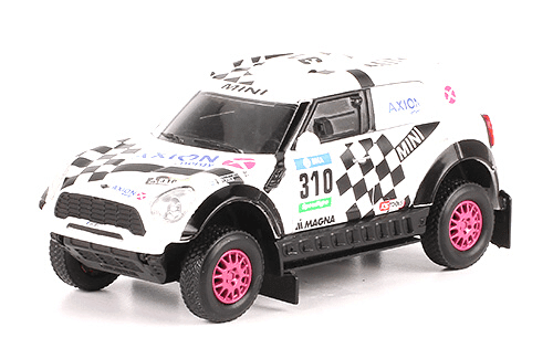 coleccion dakar el comercio, coleccion dakar 1:43, mini all4 racing 1:43 orlando terranova