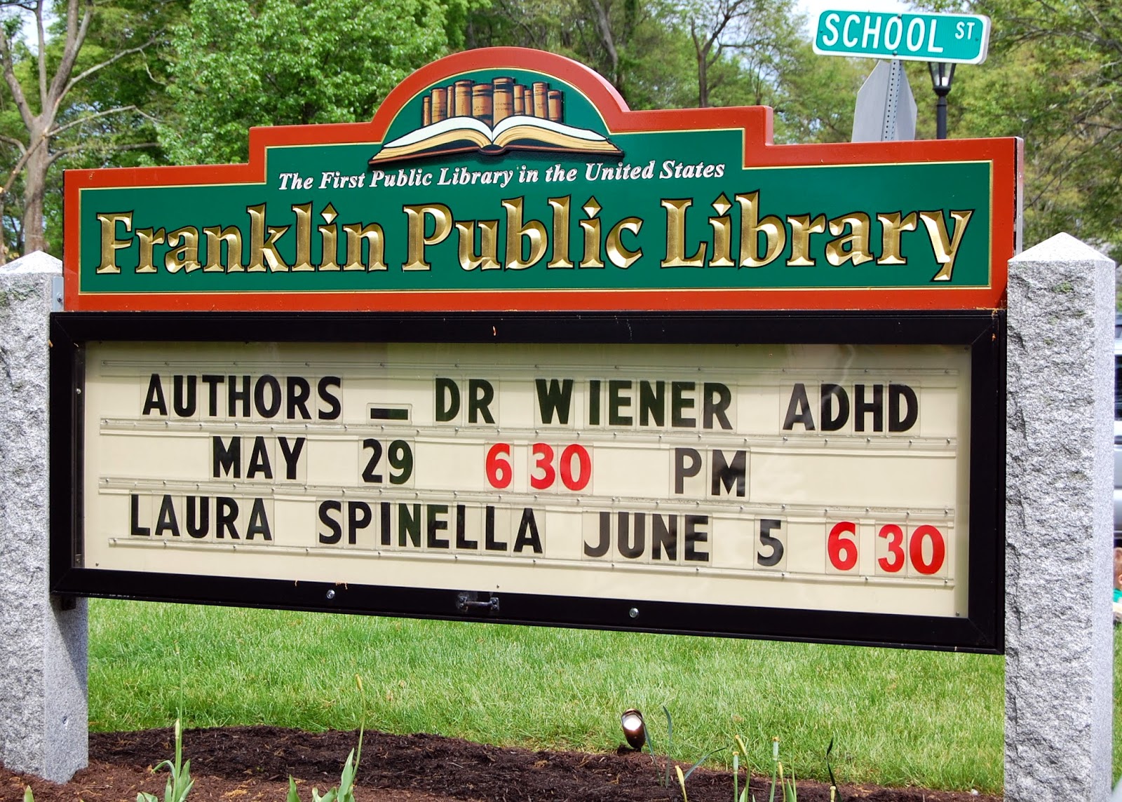 local author Laura Spinella will speak June 5th