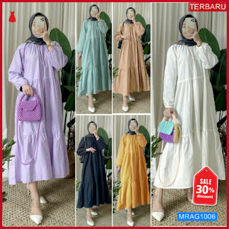 MRAG1006 SET WANITA SABRINA MIDI DRESS TUNIK JUMBO ATASAN WANITA POLOS BARU 2021