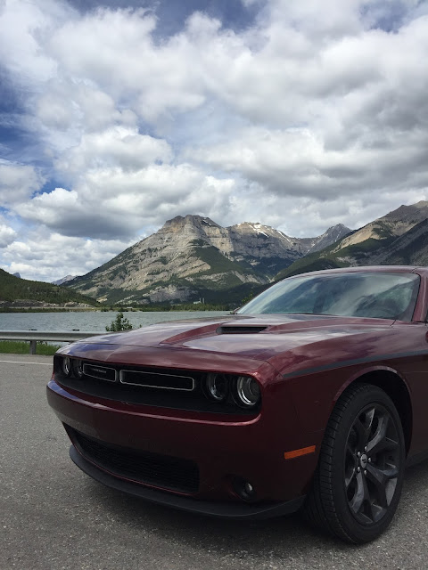 wine red 2016 Dodge Challenger Front End