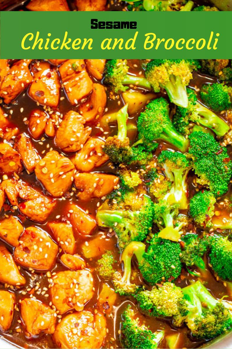 Sesame Chicken and Broccoli vivian recipes