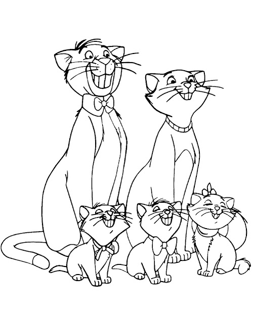 Happy Family Coloring Page, Free Printable for Kids