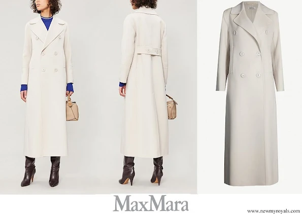 Countess of Wessex wore MAX MARA Custodi double breasted brushed wool coat
