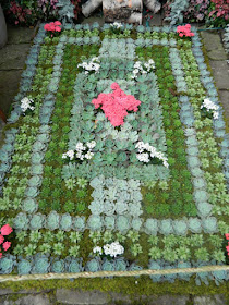 Closeup of floral Victorian rug at allan gardens christmas flower show 2012 by garden muses: a toronto gardening blog