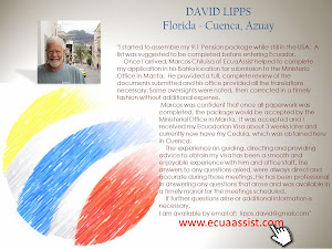 Testimonial David Lipps, Florida - Cuenca, Azuay