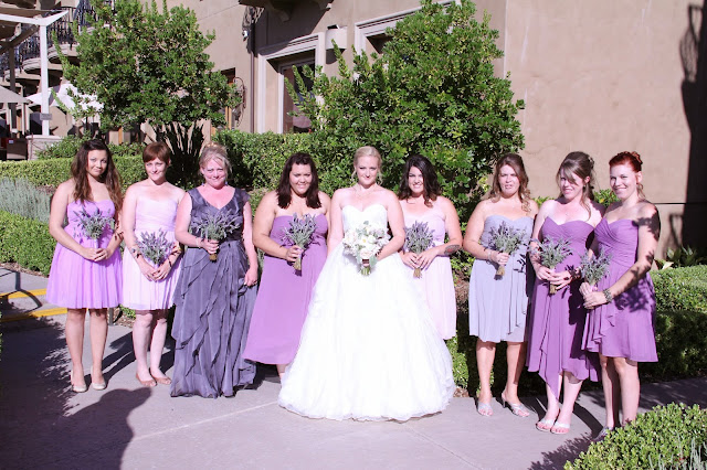 Lavender Wedding Sacramento Florist