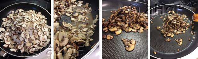 mushrooms, frying, sauteeing, cooking mushrooms