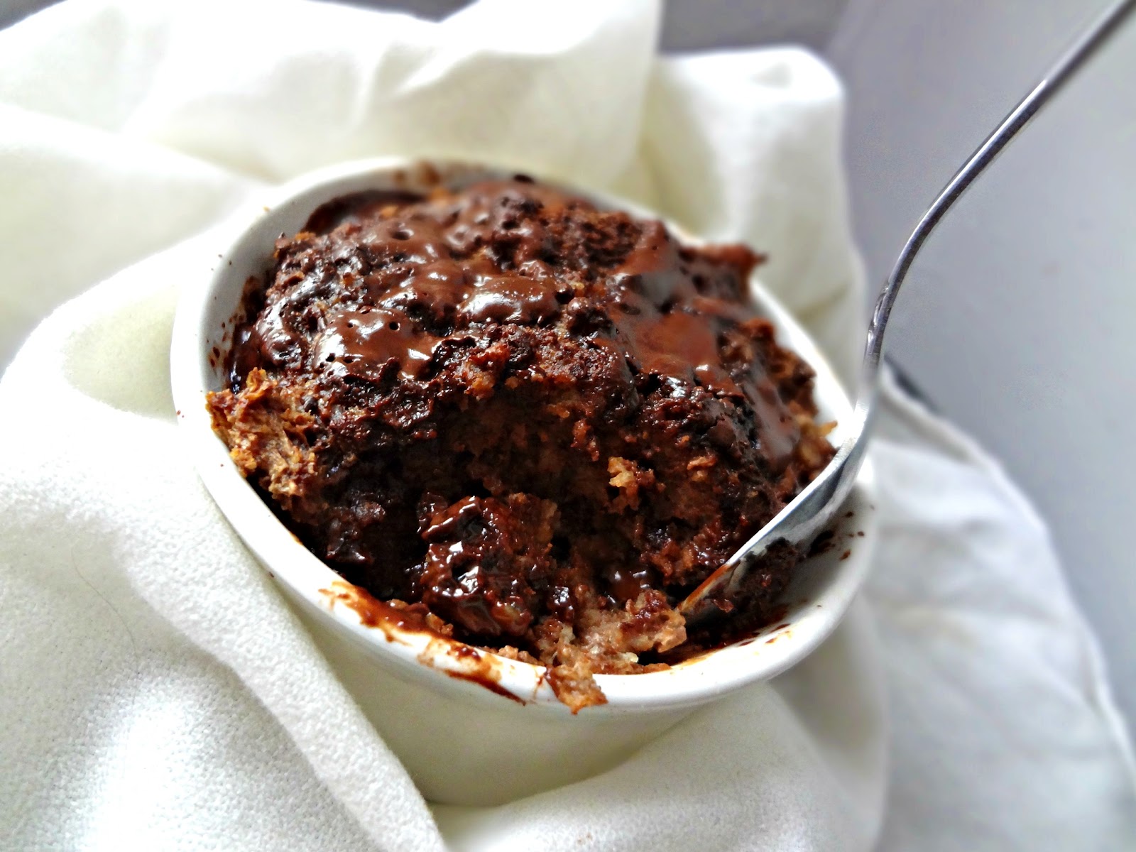 The Cooking Actress Dark Chocolate Bread Pudding (Lightened Up)