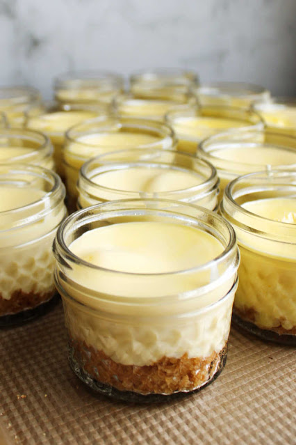 Mini sweetened condensed milk cheesecakes have all of the rich creamy goodness of our favorite baked cheesecake made quick and easy in individual sized jars. freshly baked mini cheesecake jars