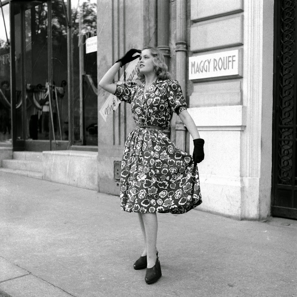 Beautiful Women's Fashion in PostLiberation Paris, 1944 vintage everyday
