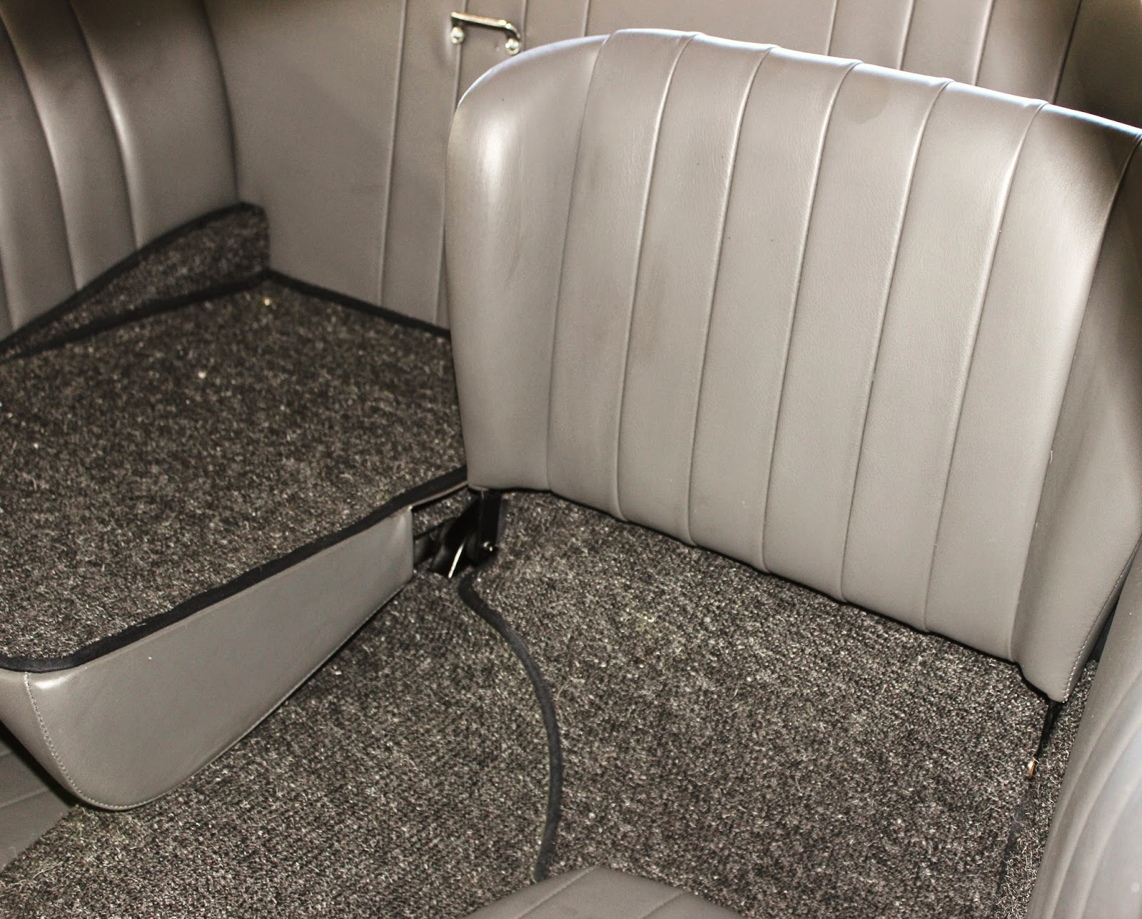 Autobahn Interiors In for restoration a rare 1962 Porsche 356 Notchback. Wow!