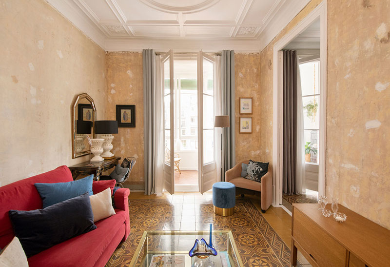 Designers eclectic apartment  in Barcelona