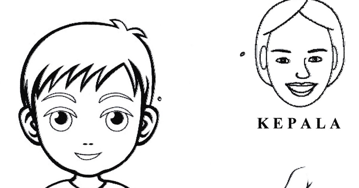 gambar buah wajah mewarnai anak