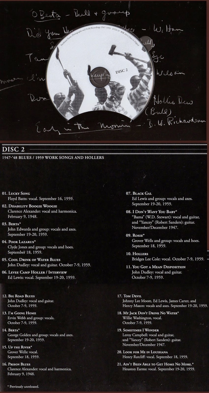 Books About The Blues PARCHMAN FARM PHOTOGRAPHS AND FIELD RECORDINGS