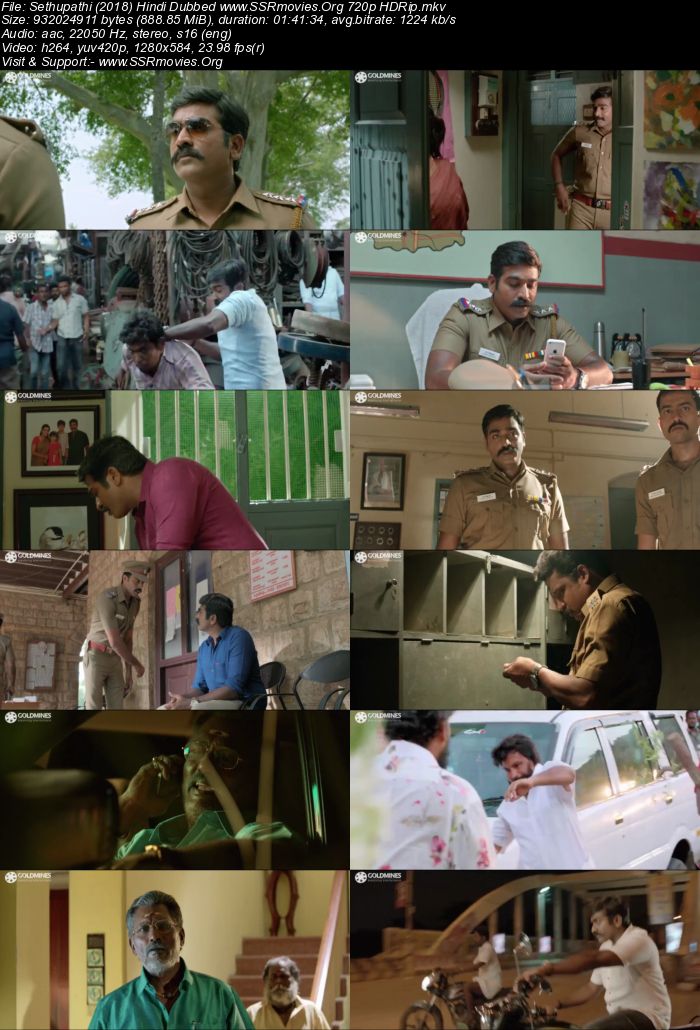 Sethupathi (2018) Hindi Dubbed 720p HDRip