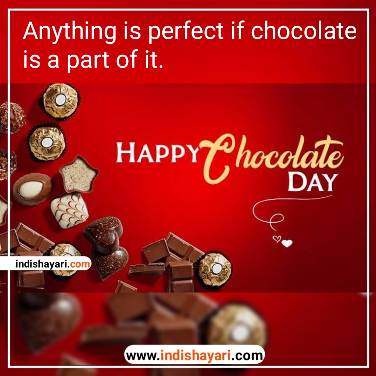 Happy Chocolate Day whishes greetings sms quotes for whatsapp Facebook Instagram status