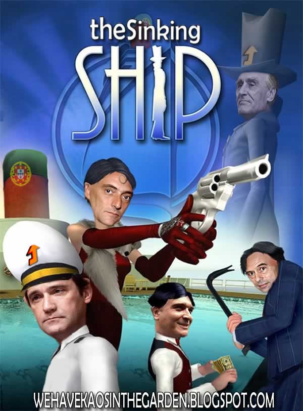 passos+coelho+cavaco+silva+vitor+gaspar+miguel+relvas+paulo+portas+sinking+ship.jpg