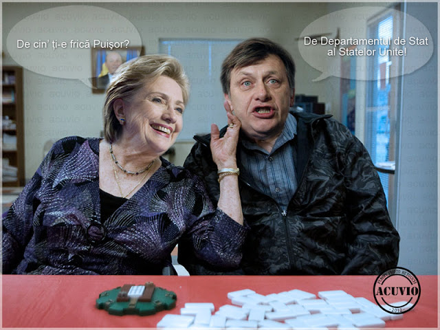 Funny image Hillary Clinton Crin Antonescu