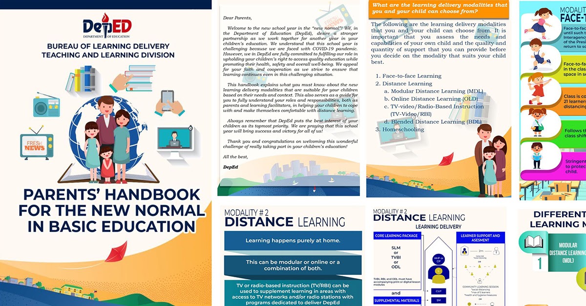 Parents' Handbook for the New Normal (Free Download) Ready to Print Teachers Click